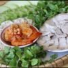 THỊT LUỘC CHẤM MẮM