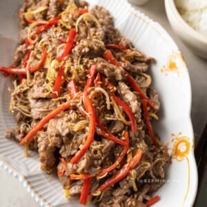 Thịt Bê Xào Sả Ớt
