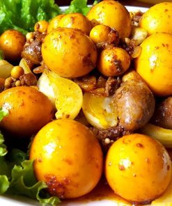 TRỨNG NON CHÁY TỎI